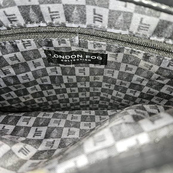 LONDON FOG Brielle Croco Satchal 100th Anniversary BAG Purse NWT - Picture 8 of 11